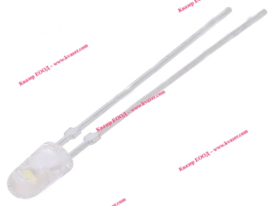 Светодиод LL-504WC2E-W6-3PC LUCKYLIGHT LED 5mm топло бял 14000-23000mcd 15гр 20mA 2.6-3.6V 3000K