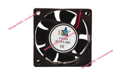 ВЕНТИЛАТОР DC 12V 60X60X25mm