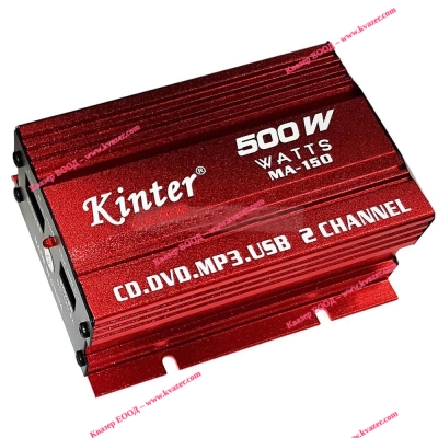 Усилвател за кола KD2100, 2x25 W, 4 Ohm