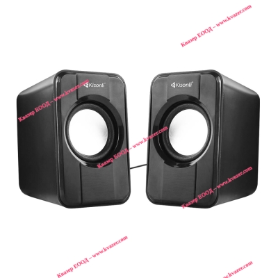 Тонколона Kisonli S-444, 2x3W, USB черна