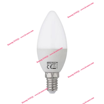 001-003-0008 LED ЛАМПА СВЕЩ 8W E14 3000K 800lm 175-250V