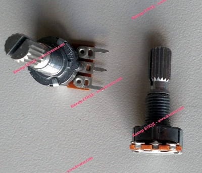 RFT Потенциометър, моно, линеен, аксиален, еднооборотен, 47kohm THT 6mm