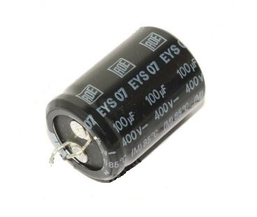 100uF 400V Snap-in 22x30mm 85°C ROE КОНДЕНЗАТОР ЕЛЕКТРОЛИТЕН