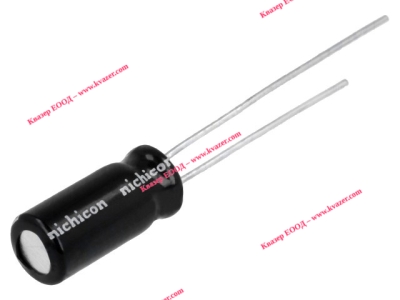 0.47uF 100V Кондензатор електролитен биполярен, THT, 5x11mm UVP2AR47MDD NICHICON