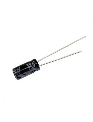 33uF 25V 5.0x11mm 105°C КОНДЕНЗАТОР ЕЛЕКТРОЛИТЕН