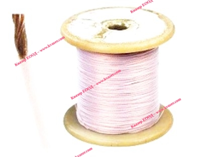 Тефлонов многожичен проводник МГТФ / MGTF 0.07 mm2 / 14X0.08mm / бял