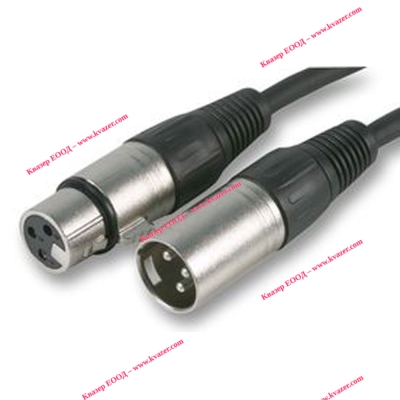 Микрофонен кабел CANON (XLR) мъжки - CANON (XLR) женски, 9 метра.