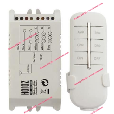 БЕЗЖИЧЕН КОНТРОЛЕР ЗА ОСВЕТЛЕНИЕ 30-60м 1000W AC 180-240V ЗА 3 КРЪГА