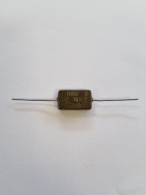1nF 500V Сребърно слюден аудио кондензатор КСО