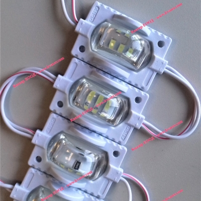 Светодиоден модул 3 LED smd5730, лупа, 12VDC студено бяла светлина