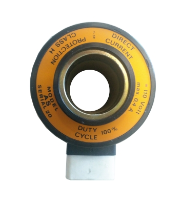 Бобина за електромагнитен вентил Model AS , Serial 20, 110V DC max 0.4A