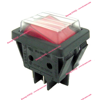 Ключ EX 401 DPST 16A 250V с предпазна капачка