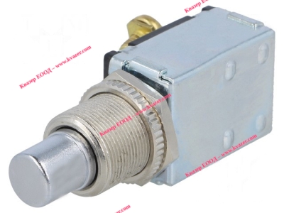 A3-27A-07 Бутон SPST-NO 15A/12VDC OFF-(ON)