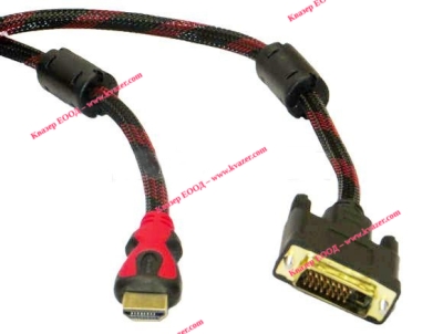 Кабел DVI 24+1M/HDMI 19PIN