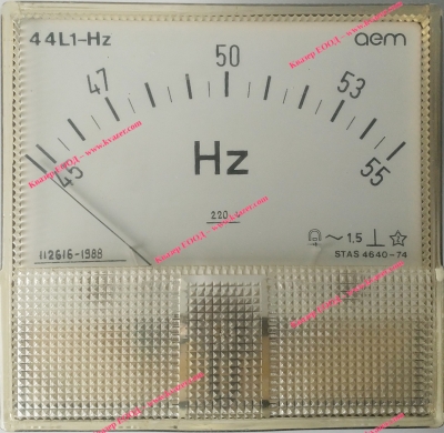 Честотомер 220V 45 - 55 Hz, аналогов панелен 96x96mm