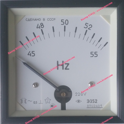 Честотомер 220V 45-55Hz 96/96mm