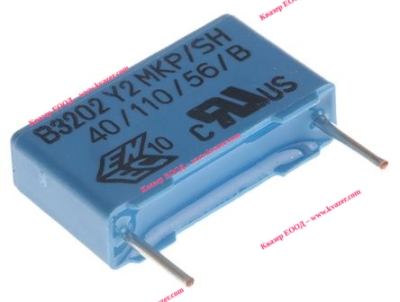 2.2nF 300V Y2 MKP/SH Полипропиленов Кондезнзатор