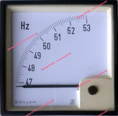 Честотомер 47-53Hz 144/144mm
