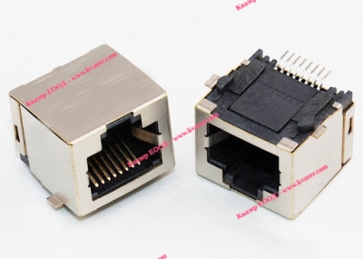 Гнездо RJ45 CAT5E 8P8C SMD