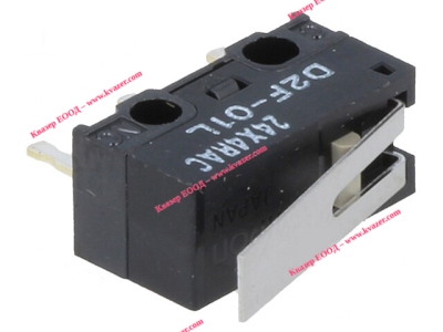 D2F-01L OMRON OCB Микропревключвател SNAP ACTION с лост SPDT 0.1A/30VDC
