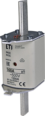 Високомощен предпазител ВП-21 / NV1/ NH1, 100А/500V
