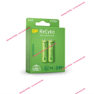 Акумулаторна батерия GP R6 AA 2100mAh RECYKO NiMH 2бр.