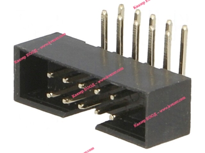 Гнездо IDC мъжко PIN: 10, 90° THT gold flash, 2mm