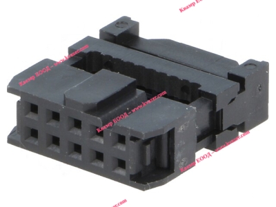 CA2110SA100 съединител IDC Щепсел, женски, PIN 10, за лентов кабел, 1.27mm