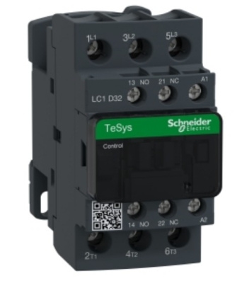 Контактор 32A AC3 15KW 230V 50HZ LC1D32P5 SCHNEIDER ELECTRIC