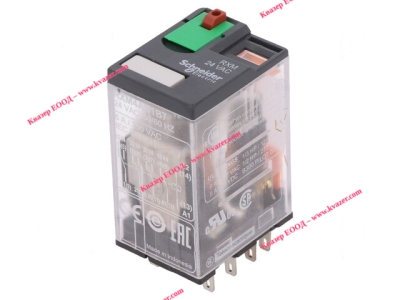Миниатюрно реле 4 C/O, 24 VAC RXM4AB1B7 SCHNEIDER ELECTRIC