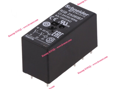 Интерфейсно реле 2C/O, 8А, 24VAC RSB2A080B7 SCHNEIDER ELECTRIC