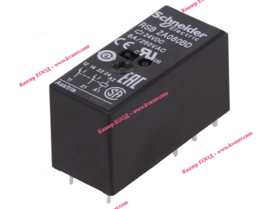 Интерфейсно реле 2C/O, 8А, 24VDC RSB2A080BD SCHNEIDER ELECTRIC
