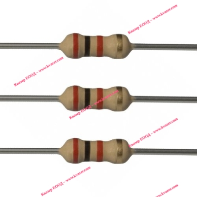 2K/0.125W ±5% Carbon Film Resistor