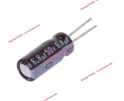 6.8 uF/50V 5x11mm 105°C Кондензатор електролитен NICHICON