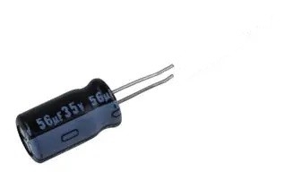 56uF/35V 6.3x11.5mm 105°C Кондензатор електролитен