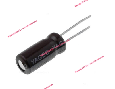 100F/16V 6.3x11.5mm 105°C Кондензатор електролитен YAGEO