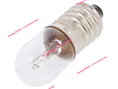 LAMP E10/24/50 Лампа E10 24VDC 50mA, цилиндричен Стъкл.балон, 1,2W