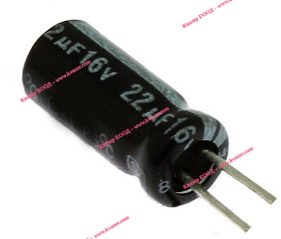 22uF 16V 4x75mm RM2.5 105°C Кондензатор електролитен EMR220M16AT1 HITANO