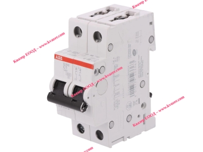 Автоматичен Прекъсвач S202-C1 ABB 2P 2A