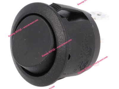 Ключ ON-ON SPDT 10A/250VAC черен R13-112C-BB-0D SCI