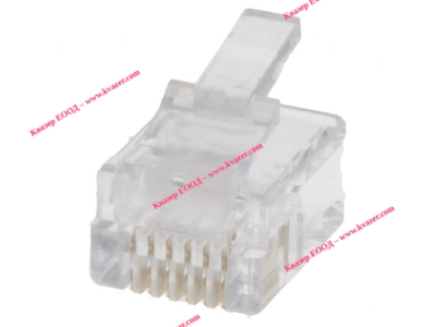 RJ12 / 6P6C букса мъжка