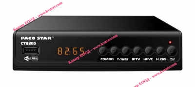ПРИЕМНИК ЗА ЦИФРОВА ЕФИРНА КАБЕЛНА IP TV DVB T/T2/C CT8265