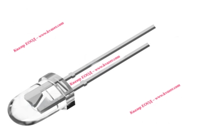 Светодиод 5mm мигащ червен 5800-6500mcd 3-5V 20mA OSR5MR5A31A-2.4HZ OPTOSUPPLY