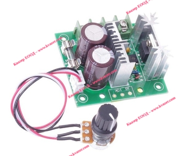 КИТ регулатор на напрежение DC 10А PWM сглобен с изнесен потенциометър