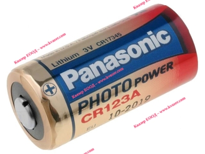 PANASONIC литиева фотобатерия CR123A/CR17345 3V