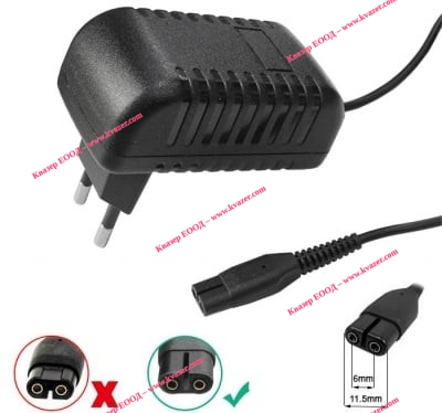 АДАПТОР ЗА ТРИМЕР PHILIPS 220V/4.3V QG