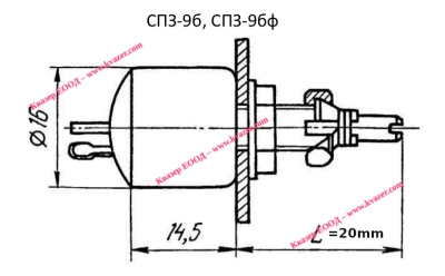 Потенциометър 100K 1W СП3-9б M10B