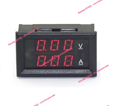 Комбиниран волтметър и амперметър 4.5V - 30V DC, 10A