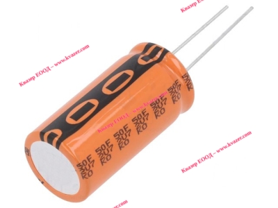 50F 2.7VDC ±20% ф18x35mm Суперкондензатор VISHAY