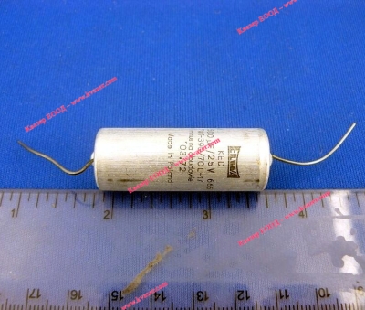 500uF 15V Кондензатор електролитен аксиален UNITRA Elwa